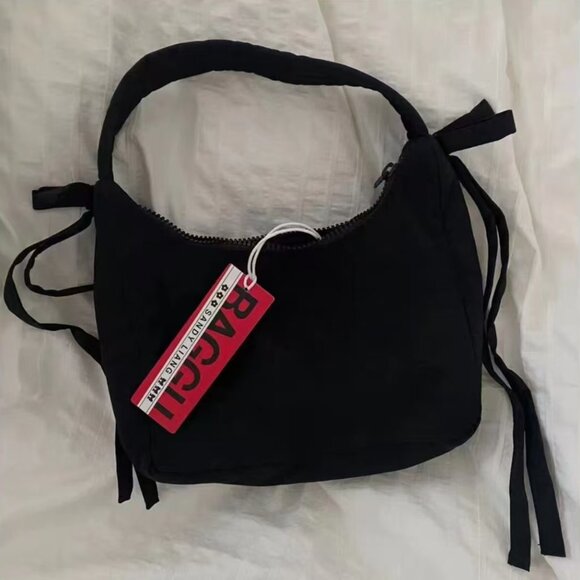 Baggu Black Minimalist Casual Handbag - Picture 1 of 3